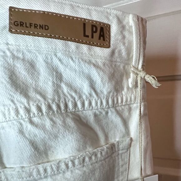 NWTs LPA x GRLFRND Marisol Jean in Vintage White Size 29 - Picture 7 of 11